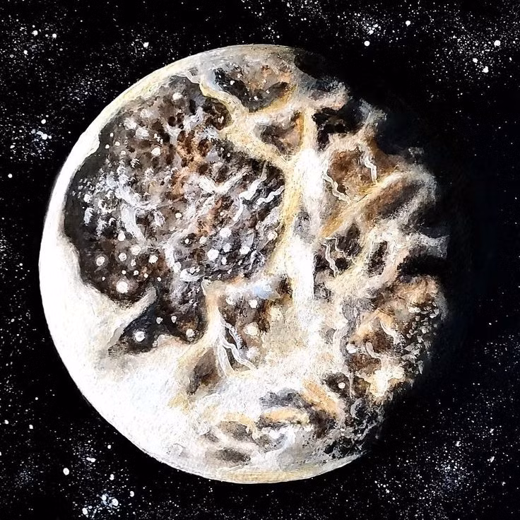  11. Có thể hỗ trợ sự sống. Với đại dương ngầm và các yếu tố như oxy trong khí quyển, Ganymede là một trong những ứng cử viên khả thi cho việc tìm kiếm sự sống ngoài Trái Đất. Ảnh: Pinterest.