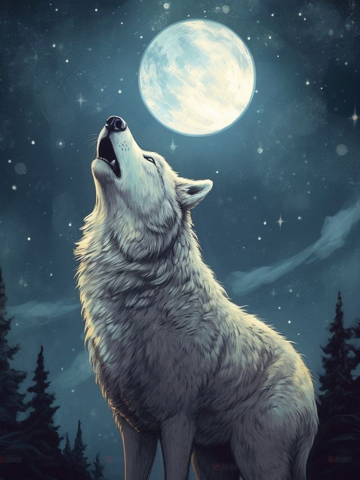  4. Tiếng tru của chó sói có chức năng phức tạp và giàu thông điệp. Chó sói (Canis lupus) thường tru để giao tiếp với các thành viên khác trong đàn, báo hiệu vị trí, và cảnh báo sự xuất hiện của kẻ thù. Các thành viên trong đàn có thể phân biệt được tiếng tru của nhau dựa vào cao độ và cường độ âm thanh. Ảnh: Pinterest.