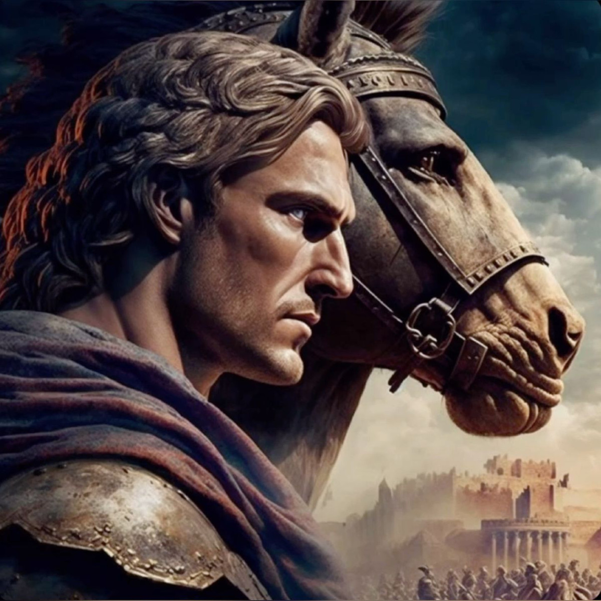  7. Thành lập thành phố Bucephala. Sau chiến thắng, Alexander thành lập thành phố Bucephala để tưởng nhớ con ngựa Bucephalus yêu quý của ông, bị chết trong trận chiến. Ảnh: Pinterest.