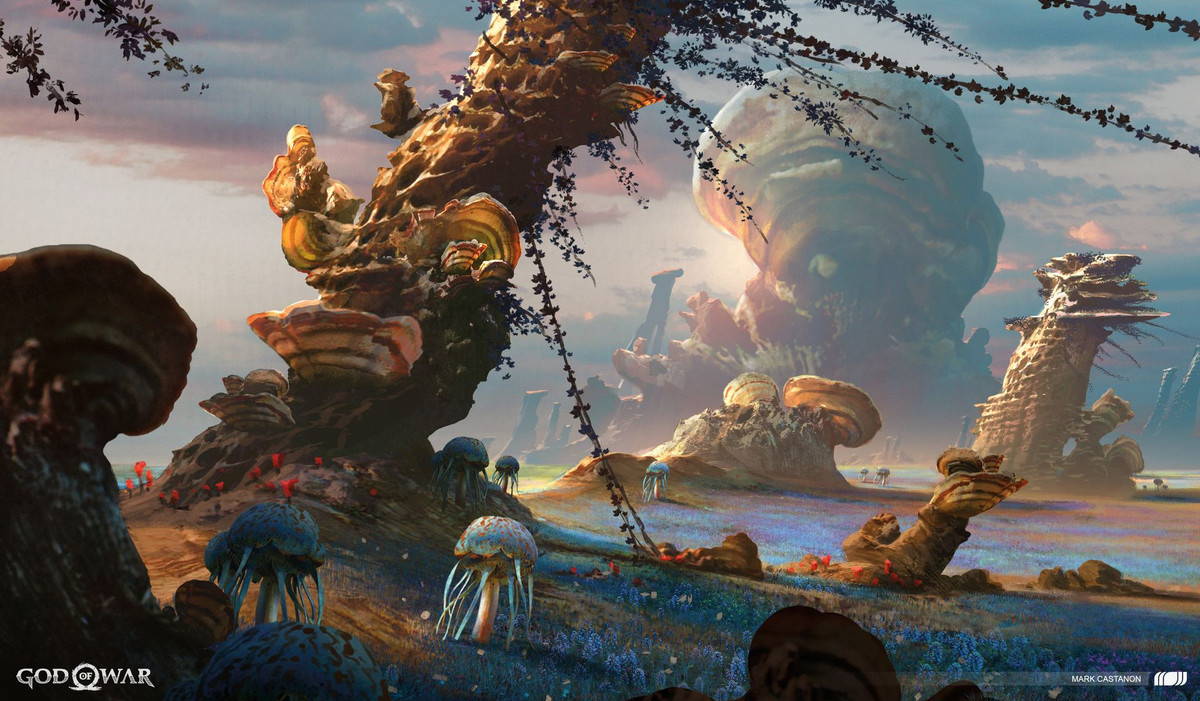  3.Vanaheim: Thế giới của các vị thần Vanir. Vanir là một nhóm thần khác, chủ yếu đại diện cho thiên nhiên, sự sinh trưởng, và phì nhiêu. Sau cuộc chiến với các vị thần Aesir, họ đã ký hiệp ước hòa bình, và từ đó hai nhóm thần sống hòa hợp với nhau. Ảnh: Pinterest.