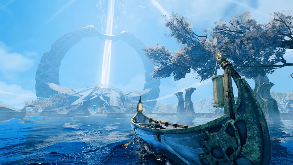  5. Alfheim: Thế giới của các Light Elves (Tiên Sáng), những sinh vật xinh đẹp, tốt bụng, và có sức mạnh kỳ diệu. Họ được cho là sống trong ánh sáng, đại diện cho cái đẹp và sự hòa hợp. Alfheim được cai quản bởi thần Freyr, một vị thần Vanir. Ảnh: Pinterest.