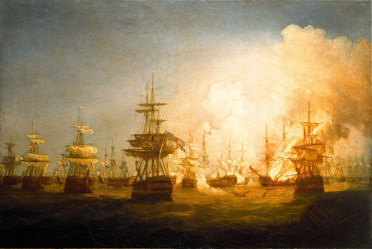  1. Chiến dịch tại Ai Cập và Syria (1798–1801). Trong chiến dịch này, mục tiêu đánh bại Anh tại Trung Đông của Napoleon không thành công. Trong trận Nile (1798), hạm đội Pháp bị Hải quân Anh tiêu diệt. Chiến dịch xâm chiếm Syria cũng bất thành do quân Pháp không chiếm nổi thành Acre. Ảnh: Pinterest.