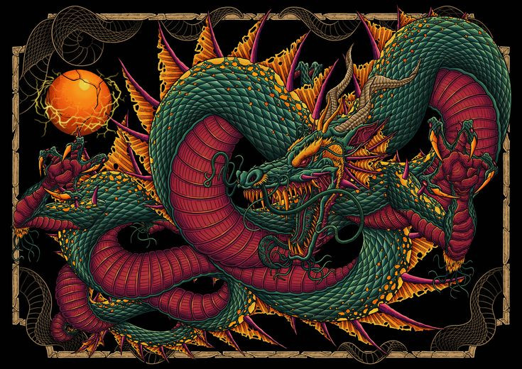  3. Tính cách. Rồng phương Đông thường hiền lành, thông thái và giúp đỡ con người. Trong các xã hội nông nghiệp, nó còn là đấng bảo hộ, mang mưa đến cho mùa màng và bảo vệ dân lành. Ảnh: Pinterest.