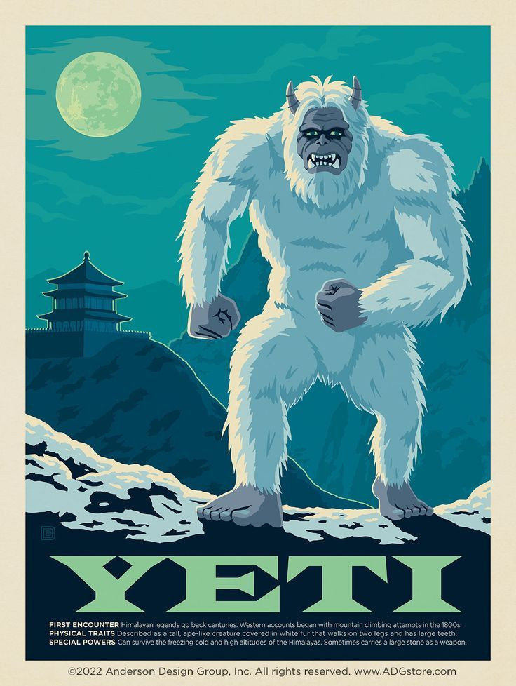 Cụ thể, chùng là hậu duệ của loài Gigantopithecus (vượn khổng lồ cổ đại đã tuyệt chủng). Loài này có thể đã tồn tại lâu hơn so với giả thuyết trước đây và vẫn sinh tồn trong các khu vực hoang dã của châu Á. Ảnh: Pinterest.