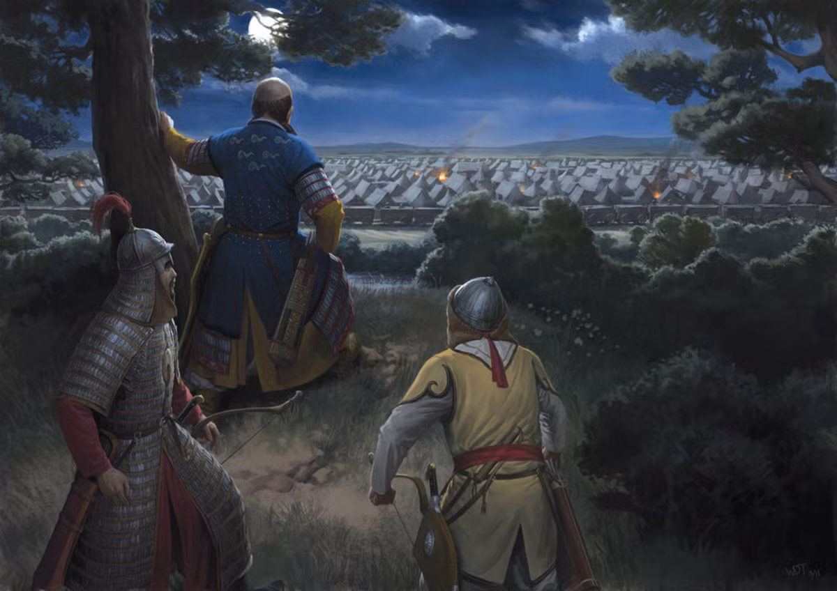 Sau cái chết của Đại Hãn Oa Khoát Đài, các lãnh đạo chiến dịch phải trở về Karakorum để bầu người kế vị. Do lỗ hổng lớn trong chỉ huy và khó khăn trong việc duy trì hậu cần, quân Mông Cổ buộc phải rút khỏi Hungary, từ bỏ tham vọng tiến sâu vào Tây Âu. Ảnh: Pinterest.