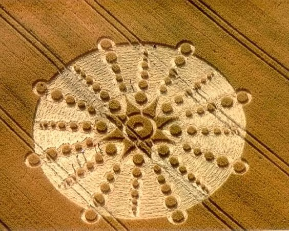  Giả thuyết khí quyển: Các vòng tròn có thể được tạo ra bởi luồng gió lốc nhỏ, xoáy khí quyển hoặc hiện tượng khí động học tự nhiên. Các luồng khí mạnh và xoay tròn có thể làm bẹp cây trồng theo các mẫu vòng tròn. Ảnh: Pinterest.