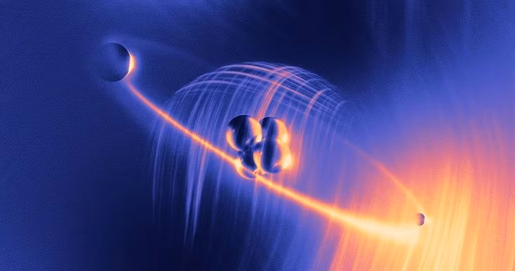  6. Phản vật chất trong tự nhiên: Phản vật chất không chỉ tồn tại trong phòng thí nghiệm mà còn xuất hiện trong tự nhiên. Các tia vũ trụ khi va chạm với bầu khí quyển Trái Đất có thể tạo ra các hạt phản vật chất. Ảnh: Pinterest.