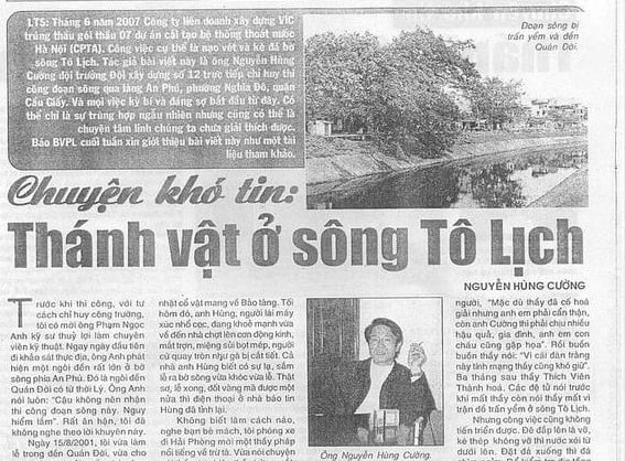 “Tran do bat quai cua Cao Bien” tran yem song To Lich la gi?