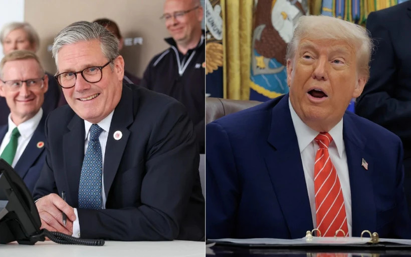 Anh trở thành quốc gia đầu tiên đạt thỏa thuận thuế quan với Mỹ Anh tro thanh quoc gia dau tien dat thoa thuan thue quan voi My