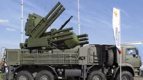 Xe chiến đấu mới 72V6-E4 của hệ thống phòng không Pantsir-S1.