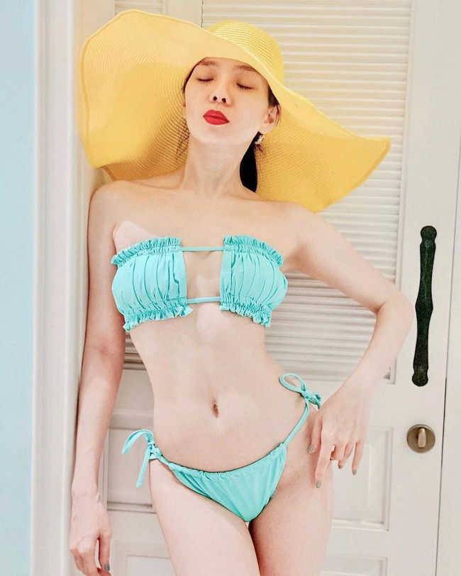Le Quyen tung anh mac bikini khoe body “boc lua”, tiet lo ve nguoi chup