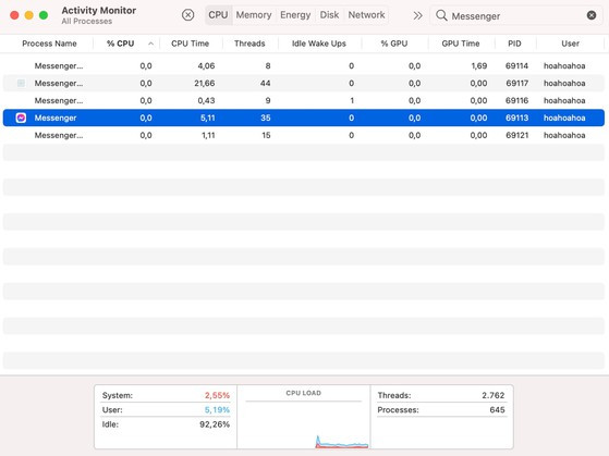 Cach sua loi khong goi duoc video tren Messenger