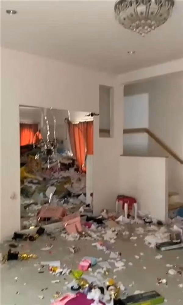 Vo khong cho bo nhi o chung, chong pha nha thanh bai rac