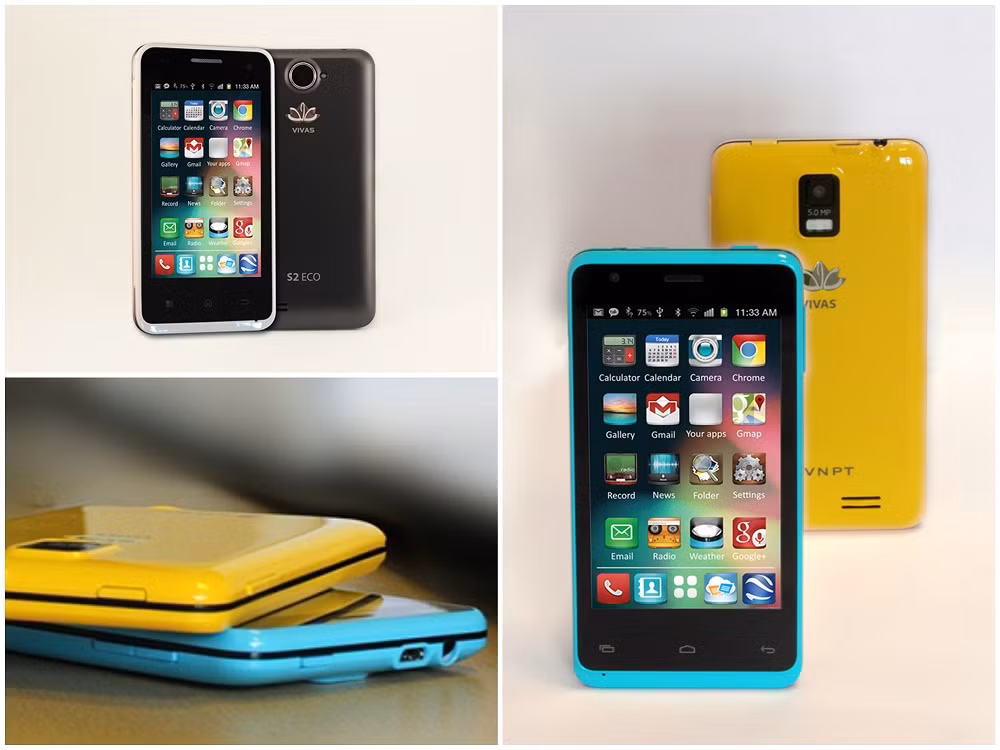 Tấn công vào thị trường di động tầm trung, với hai sản phẩm smartphone mang thương hiệu Việt, VIVAS Lotus S2 và VIVAS Lotus S2 Eco, giá lần lượt là 1.590.000 và 2.190.000 VNĐ, công ty VNPT Technology (thuộc tập đoàn VNPT) cho biết đây là thế hệ điện thoại được sản xuất, lắp ráp tại Việt Nam.