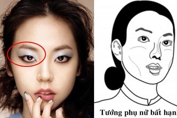 Ngũ quan không đầy đặn. Nhìn ngũ quan đoán giàu nghèo, phụ nữ sở hữu nét ngũ quan không đầy đặn khả năng nhận thức bị hạn chế, giao tiếp vụng về, ít bạn bè và sống có phần tiêu cực. Theo nhân tướng học, phụ nữ sở hữu đường nét này khó có cuộc sống hôn nhân hạnh phúc, lâu bền, đường tài lộc cũng khó mà phát đạt.