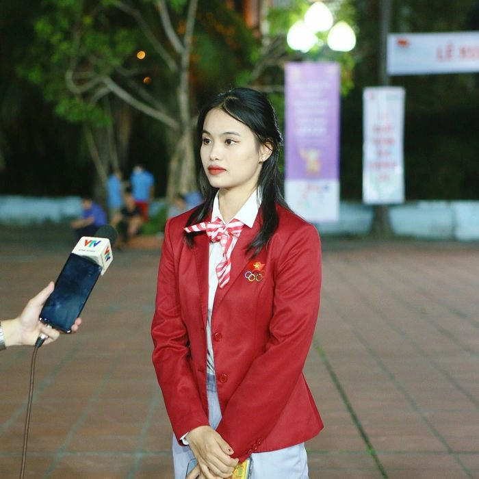 Anh xinh nhu hoa hau cua cung thu duoc menh danh mui ten vang tai SEA Games 31