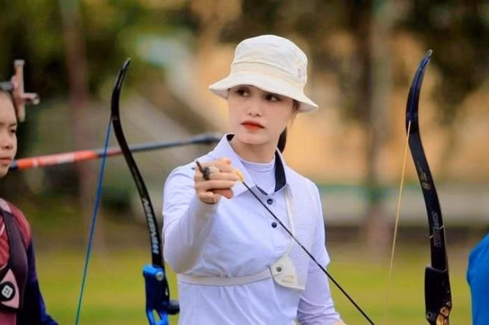 Anh xinh nhu hoa hau cua cung thu duoc menh danh mui ten vang tai SEA Games 31-Hinh-2