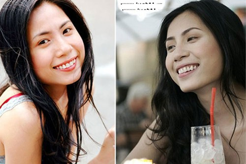 Trong nhiều khuôn hình Thủy Tiên luôn khoe nụ cười tươi rói, tràn đầy sức sống.