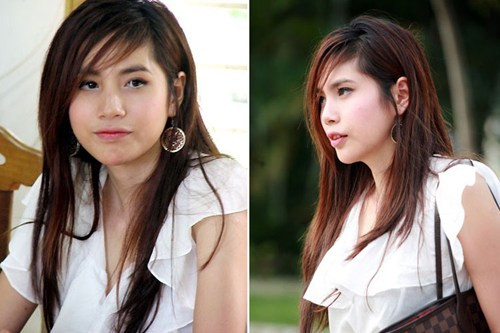 Khác với vẻ xinh đẹp quyến rũ hiện tại, nhan sắc của Thủy Tiên trong quá khứ lộ vẻ thô kệch với gương mặt tròn trịa, mắt nhỏ, mũi tẹt.