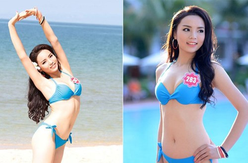 Lối trang điểm già, gương mặt gượng gạo và phần ứng xử không được trôi chảy khiến người đẹp 18 tuổi này không được lòng nhiều người.