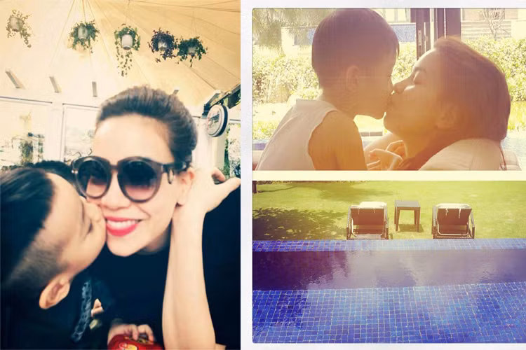 Đặc biệt, cậu bé là người vô cùng tình cảm. Không ít lần Hồ Ngọc Hà chia sẻ những khoảnh khắc hạnh phúc bên cạnh cậu con trai.