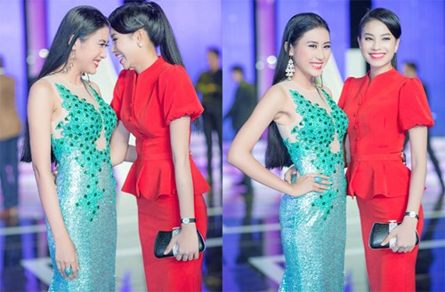 Phạm Hương đọ sắc cùng người đẹp Sóc Trăng Ngô Trúc Linh - "Hoa hậu Việt Nam Thế giới 2014".