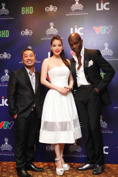 Nguyễn Quang Dũng, Trương Ngọc Ánh vàHenri Hubert.(Ảnh: Ân Nguyễn & Minh Phan)