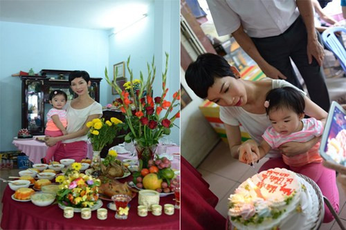 Bé Thỏ - con gái siêu mẫu Xuân Lan tên thật là Thiên Ân, chào đời ngày 1/11/2013. Sự ra đời của bé được xem như bước ngoặt trong cuộc đời siêu mẫu.