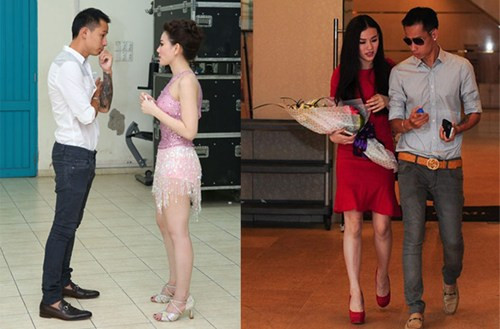 Bạn trai luôn lặng lẽ hộ tống Thu Thủy tham gia các sự kiện của showbiz. Anh cũng hết lòng ủng hộ nữ ca sĩ trên con đường âm nhạc.