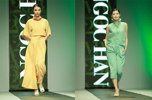 Chân dài Hồng Quế (bên trái) cũng góp mặt trong sự kiện.