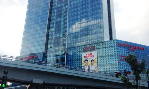 Tổ hợp Lotte Center Hanoi được đưa vào khai thác từ 2/9/2014.