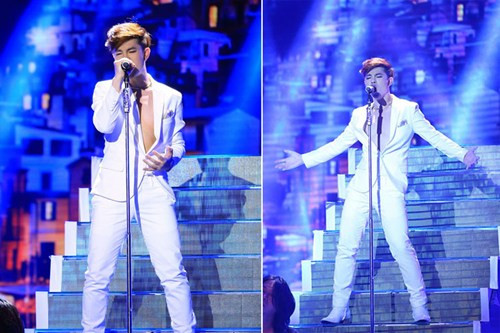 Càng đi tiếp vào các chặng đường cuối, Loki Bảo Long càng khiến khán giả bất ngờ khi luôn mang đến sự mới mẻ. Trong liveshow 6, Loki Bảo Long mặc vest để lộ ngực trần dữ dội cùng điệu Latin trong ca khúc "Bailamos".