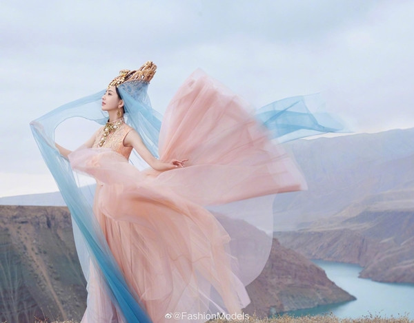 Đồng Lệ Á bắt đầu bước chân vào làng giải trí khi xuất hiện trong cuộc thi Miss Tân Cương năm 2002. Vị trí nhỏ nhoi này là bàn đạp xuất sắc để người đẹp Tân Cương từng bước nổi danh trong làng giải trí Hoa ngữ.