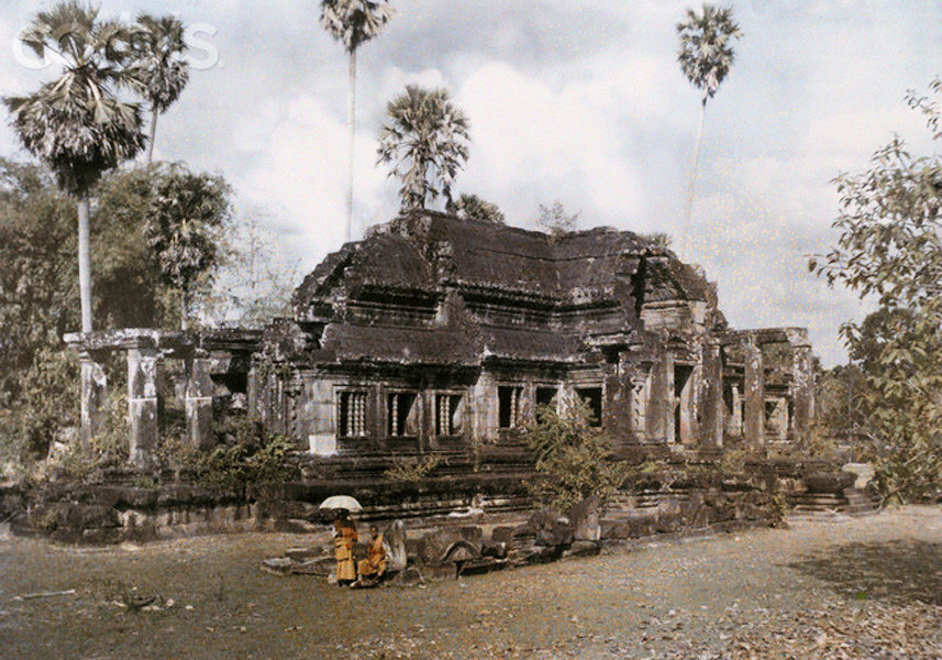 Một công trình thuộc phế tích Angkor.