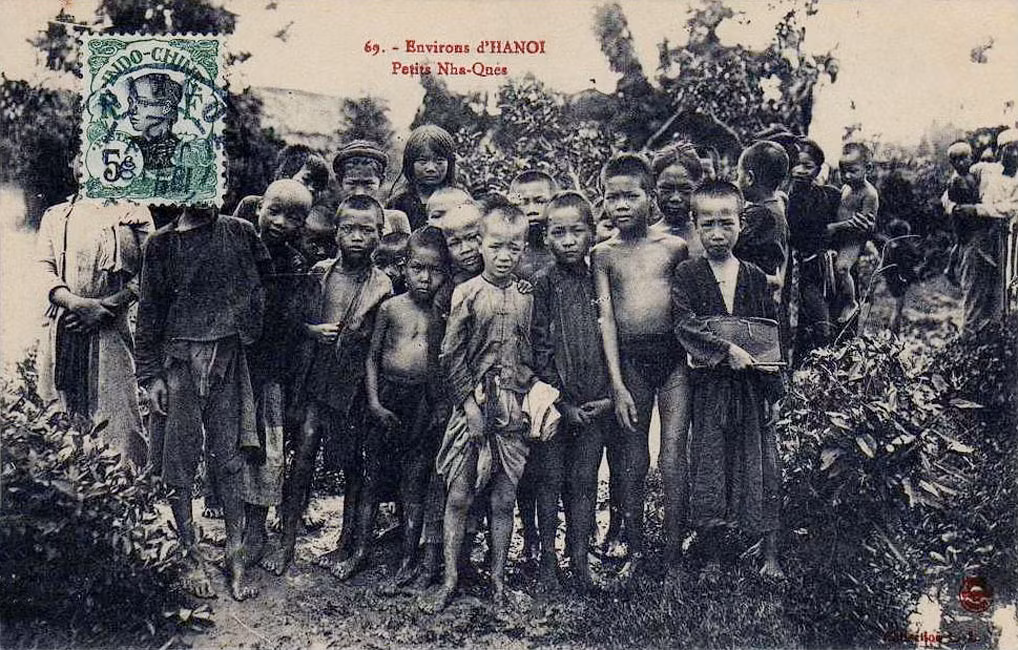 Trẻ em "nhà quê" vùng ven Hà Nội.