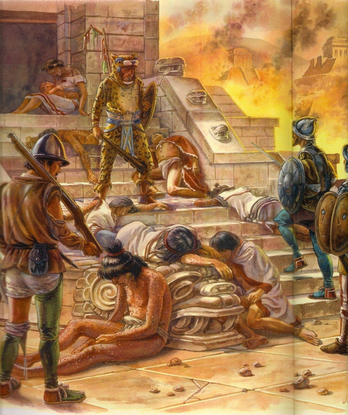 Sự sụp đổ của Tenochtitlan được coi là dấu chấm hết cho nền văn minh Aztec. Đây cũng được coi là cuộc công thành đẫm máu nhất lịch sử châu Mỹ kể từ sau khi được người châu Âu phát hiện.