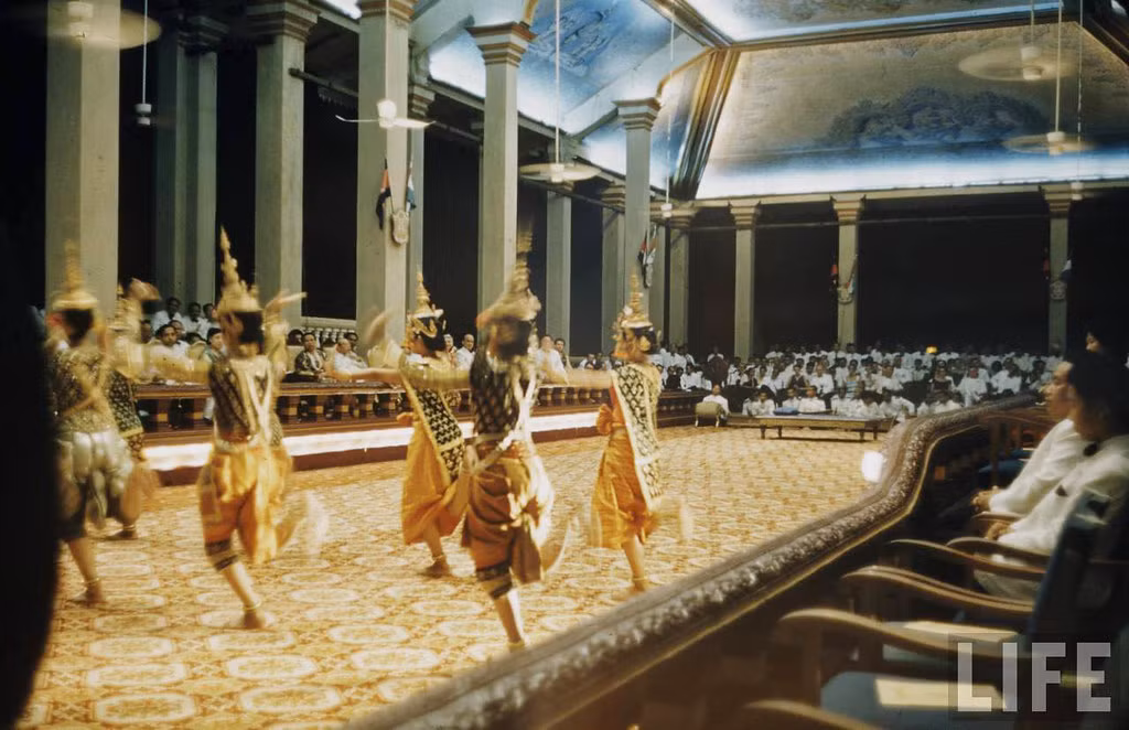 Một buổi biển diễn nghệ thuật truyền thống ở thủ đô Phnom Penh.