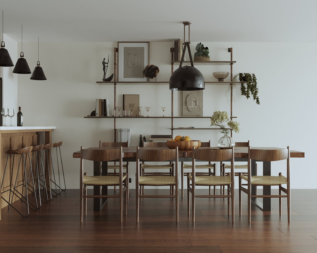 Cach bo tri noi that bep va phong khach khong gian nhieu anh sang-Hinh-10