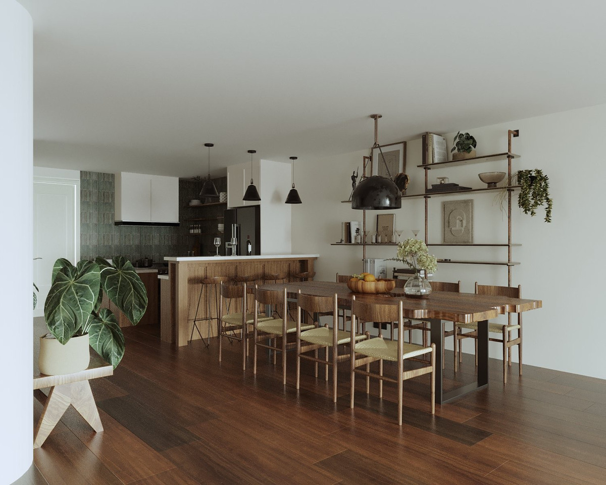 Cach bo tri noi that bep va phong khach khong gian nhieu anh sang-Hinh-9