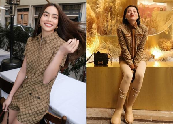 ây cũng không phải là lần đầu tiên, cặp bạn thân cũ này so kè nhau ở mảng thời trang.