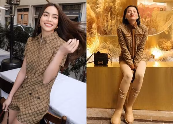 Đây cũng không phải là lần đầu tiên, cặp bạn thân cũ này so kè nhau ở mảng thời trang.