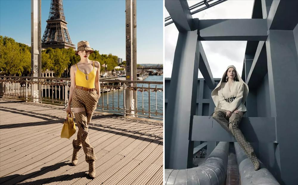 ôi giày hàng hiệu của Hồ Ngọc Hà - Lệ Quyên cũng từng "làm mưa làm gió" khi trùng nhau. Theo nhiều tín đồ thời trang, lợi thế đôi chân dài siêu mẫu khiến Hồ Ngọc Hà "ăn điểm" hơn hẳn Lệ Quyên