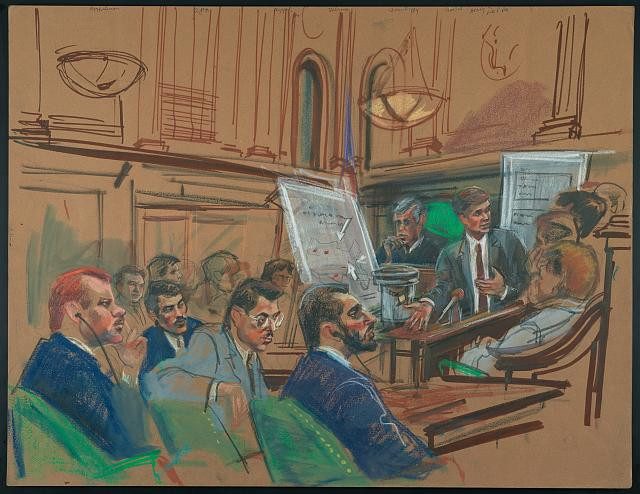 Tháng 3/1994, Mohammed Salameh, Ahmad Ajaj, Nidal Ayyad, và Mahmud Abouhalima bị một bồi thẩm đoàn liên bang kết án do vai trò của họ trong vụ đánh bom, và cả ba đều bị kết án tù chung thân.