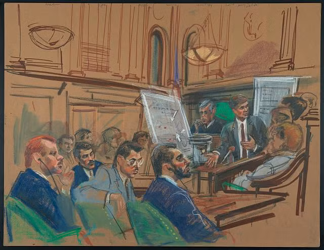 Tháng 3/1994, Mohammed Salameh, Ahmad Ajaj, Nidal Ayyad, và Mahmud Abouhalima bị một bồi thẩm đoàn liên bang kết án do vai trò của họ trong vụ đánh bom, và cả ba đều bị kết án tù chung thân.