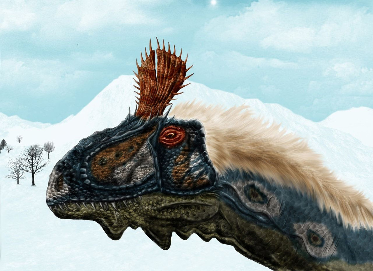 Một số hình ảnh phục dựng về khủng long “Elvis Presley”.