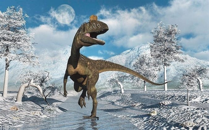 Đúng như tên gọi mang ý nghĩa là “thằn mào đông lạnh” Cryolophosaurus là loài khủng long đầu tiên được phát hiện ở lục địa băng giá Nam Cực.