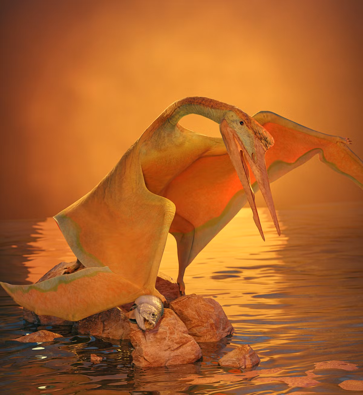 Chiếc mỏ của Quetzalcoatlus rất cứng, dài và nhọn, là công cụ săn mồi hiệu quả đồng thời cũng là vũ khí tự vệ của chúng. Quetzalcoatlus sẽ mổ vào những kẻ đe dọa, tương tự cách chiến đấu của các loài chim ngày nay.