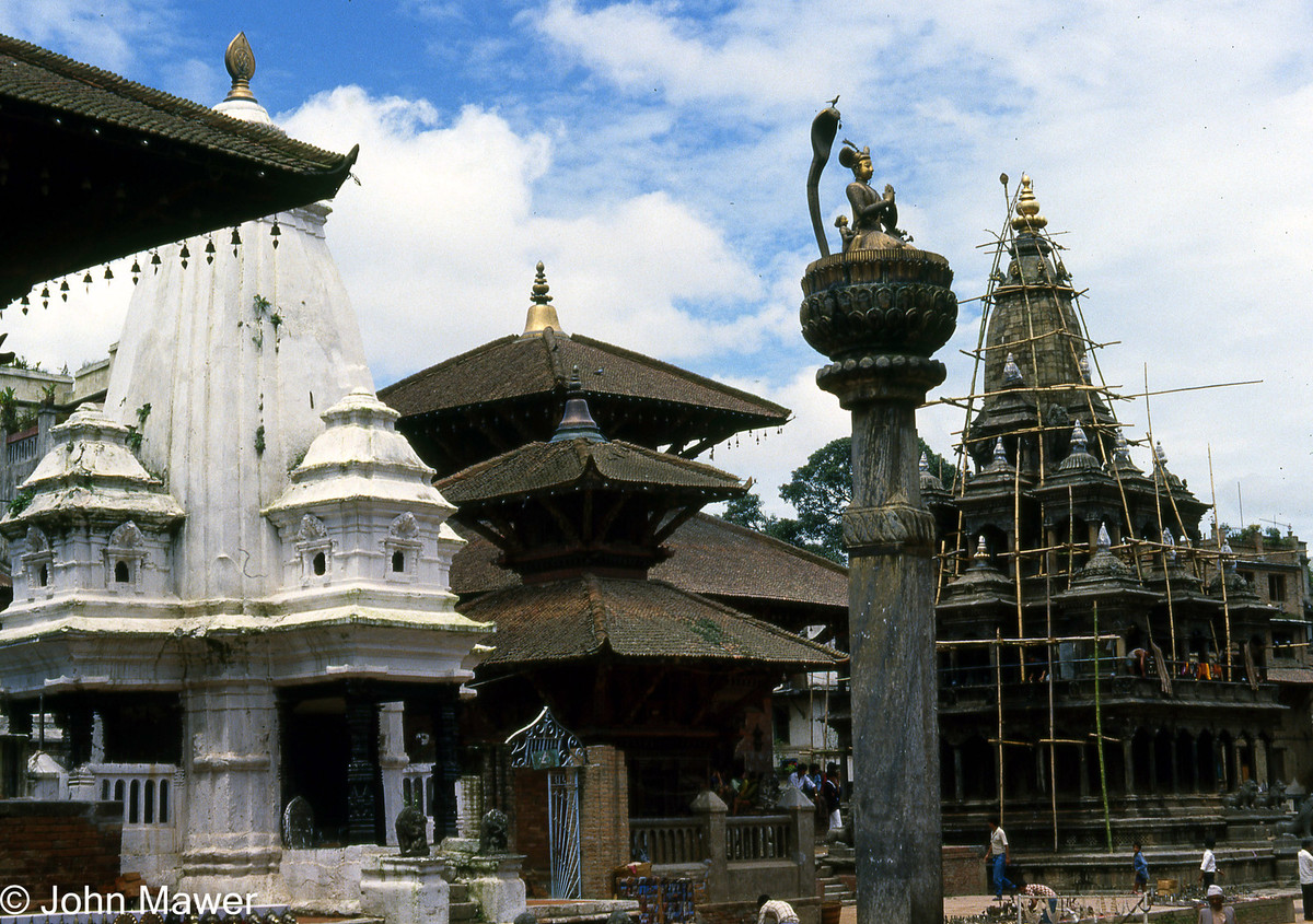 Một góc quảng trường Durbar ở Bhaktapur.