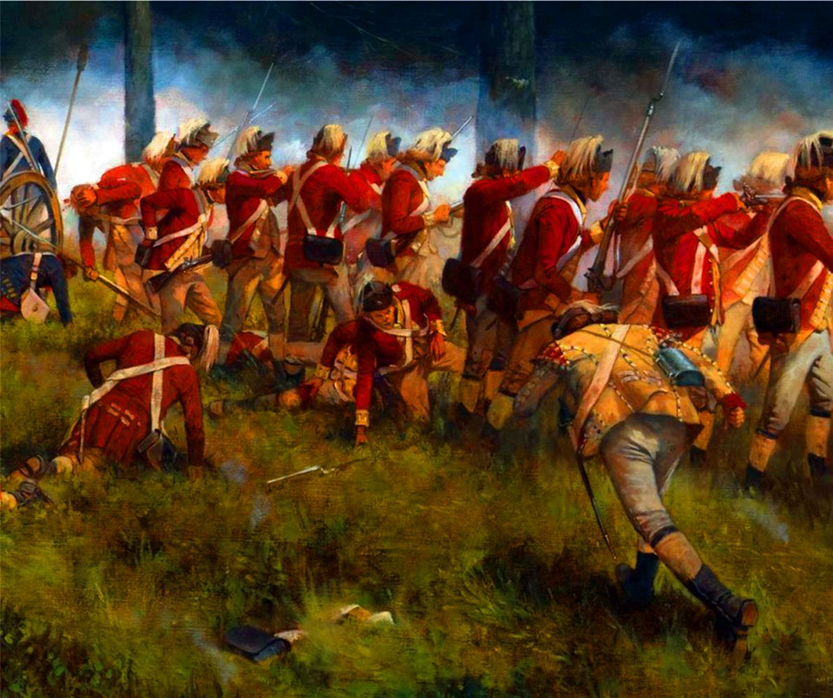 Ngày 19/9, một mũi tiến công của Anh đã tiến đánh và giao tranh với lính Ái Quốc trong trận Freeman’s Farm, hay trận Saratoga lần thứ nhất. Không thể chọc thủng phòng tuyến của đối thủ, quân của Burgoyne rút lui.