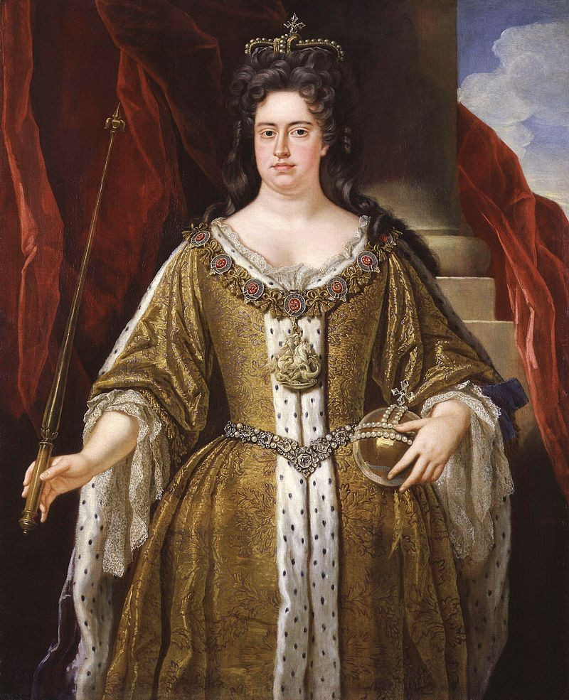 Sau khi Mary rồi William qua đời (1694 và 1702), do họ không có con cái, Anne lên ngôi nữ hoàng. Điều này dẫn đến sự bùng nổ của cuộc Chiến tranh kế vị Tây Ban Nha vài tháng sau đó.